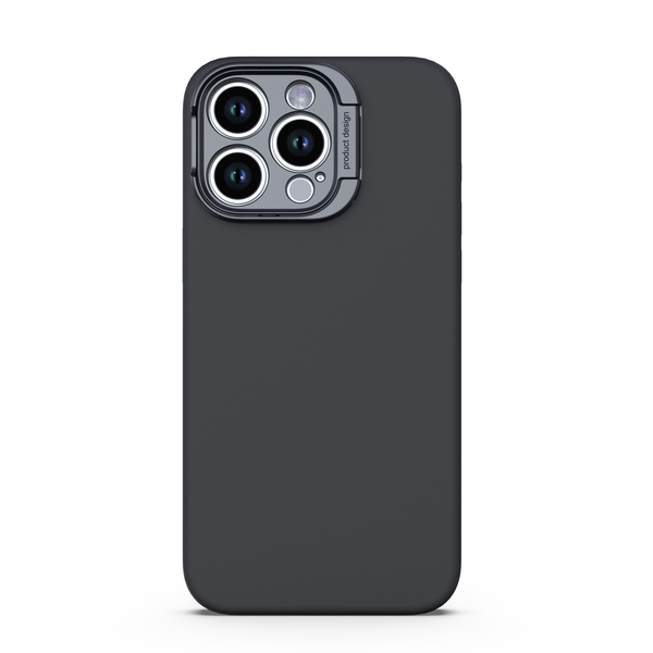 Uunique New iPhone 15 Pro Max Protection  Liquid Silicone Back case Black
