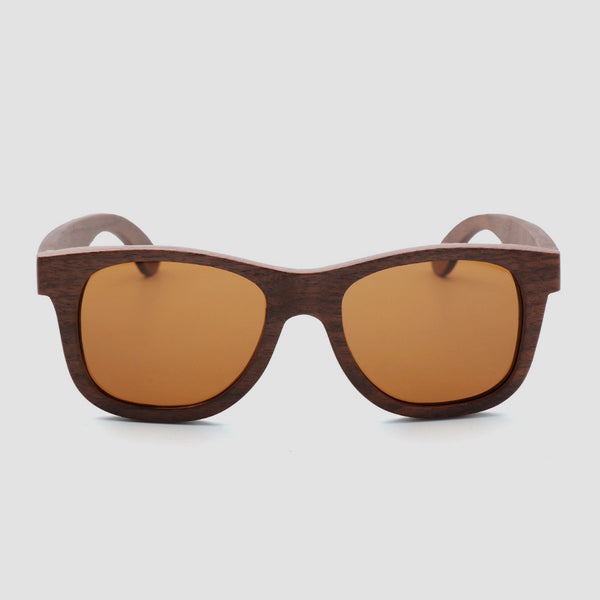 Eco Friendly Unisex Wooden Sunglasses Brown