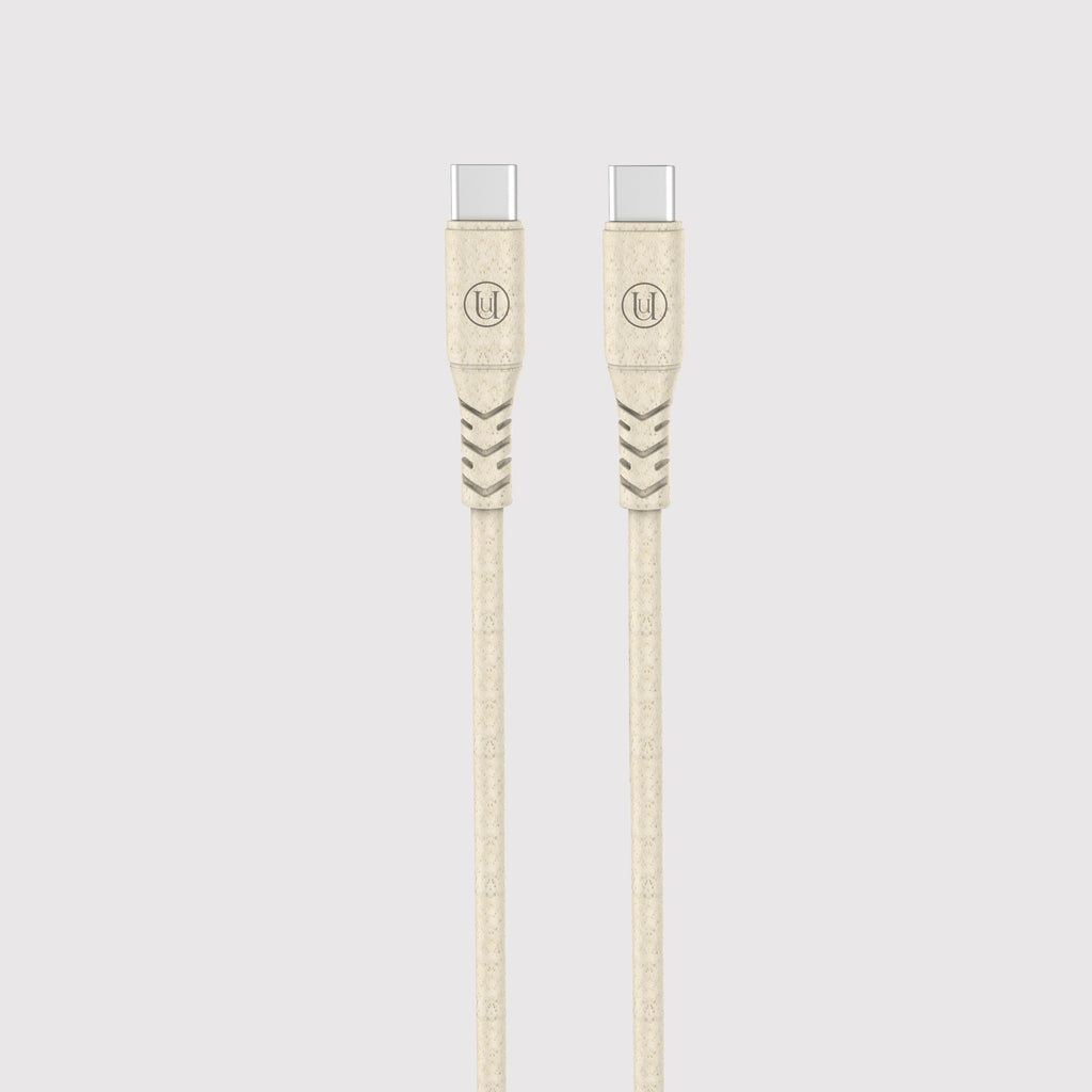 Eco Friendly White USB Type-C to Type-C 2.0 Cable