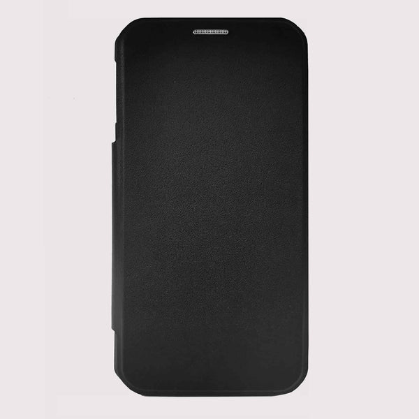 Black iPhone 14 Pro Max Vegan Leather Folio Case