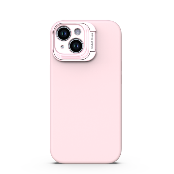 Uunique New iPhone 15 Protection  Liquid Silicone Back case Baby Pink