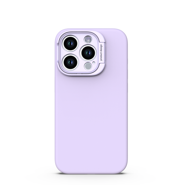 Uunique New iPhone 15 Pro Protection  Liquid Silicone Back case Lavender