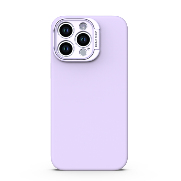 Uunique New iPhone 15 Pro Max Protection  Liquid Silicone Back case Lavender