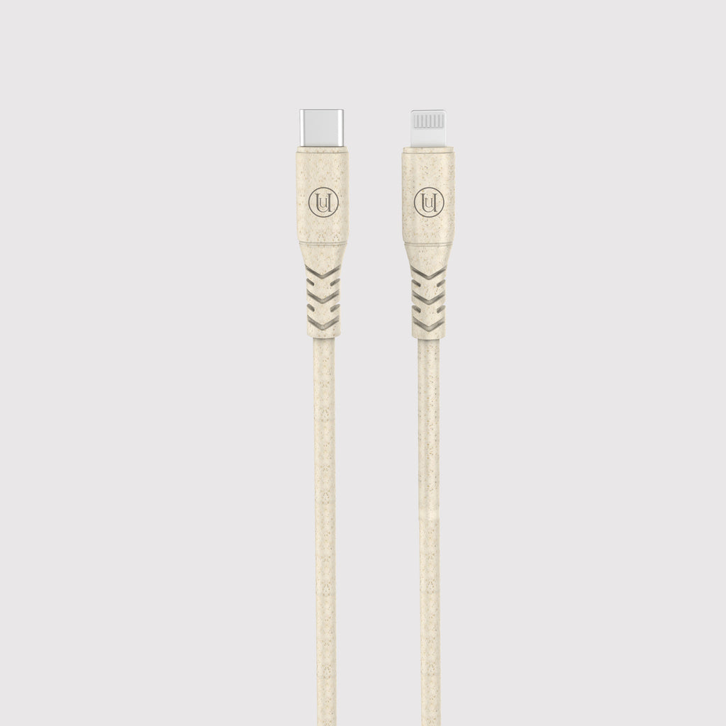 Eco Friendly White USB C to Lightning Cable