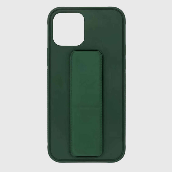 iPhone 14 Vegan Leather Cover Foldable Dark Green
