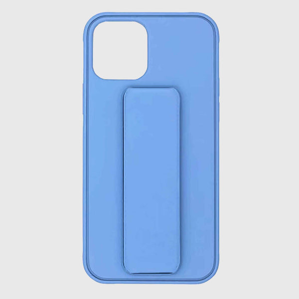 iPhone 14 Vegan Leather Cover Foldable Light Blue