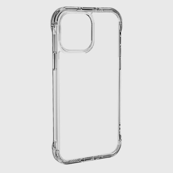 Transparent 4 Corners Hidden Stand iPhone 14 Pro Case