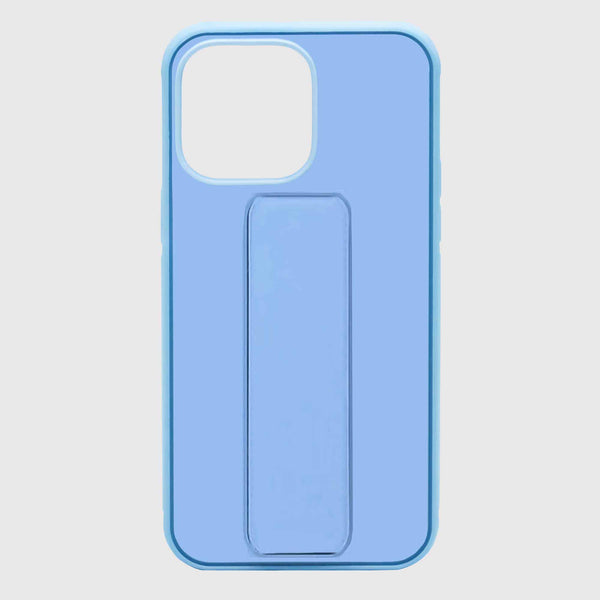 iPhone 14 Pro Vegan Leather Cover Foldable Light Blue