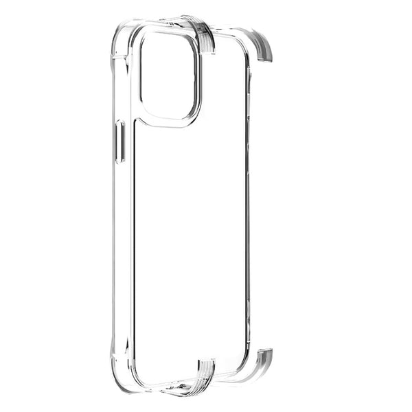 Transparent 4 Corners Hidden Stand iPhone 14 Pro Max Case