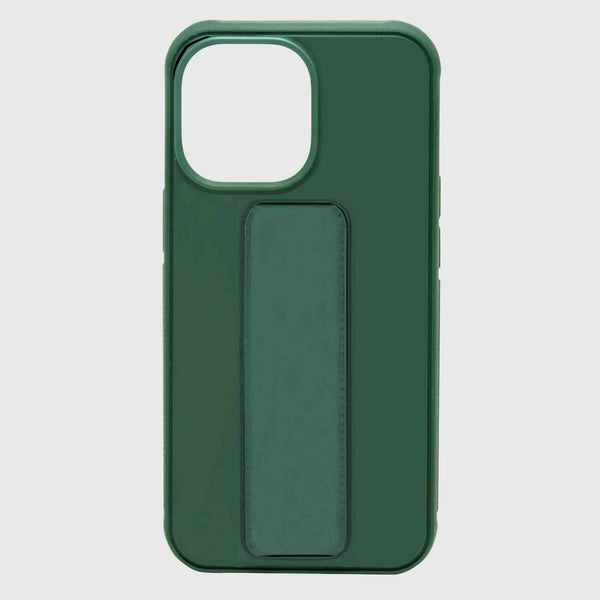 iPhone 14 Pro Max Vegan Leather Cover Foldable Dark Green