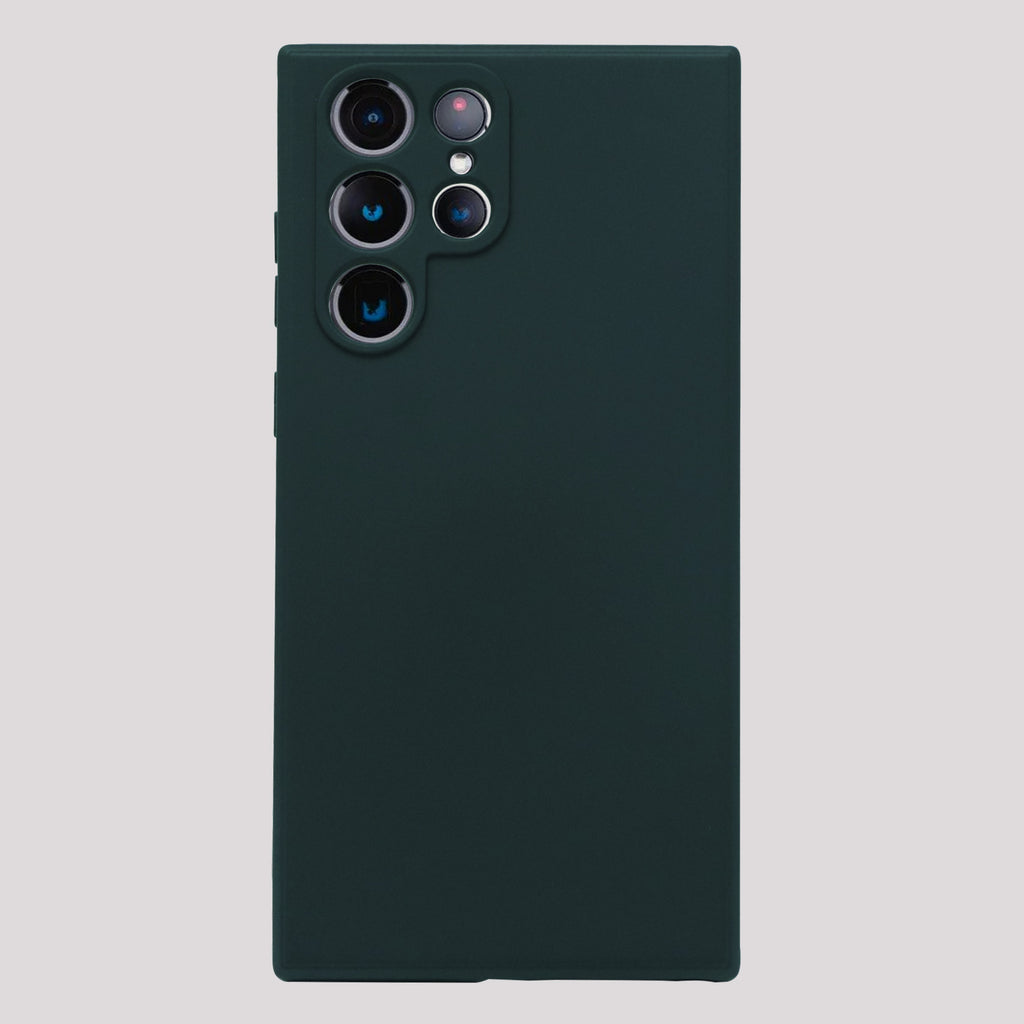 Green Samsung Galaxy S22 Ultra Soft Silicone Case