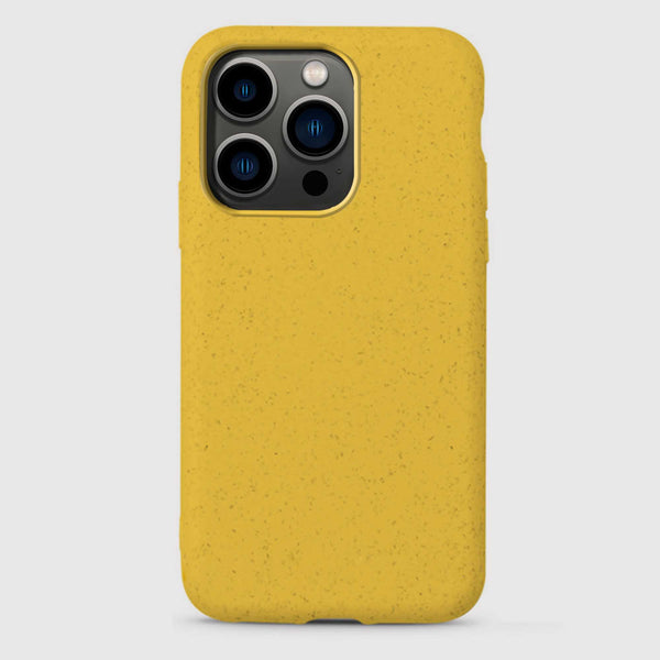 Eco Friendly iPhone 13 Pro Case Yellow