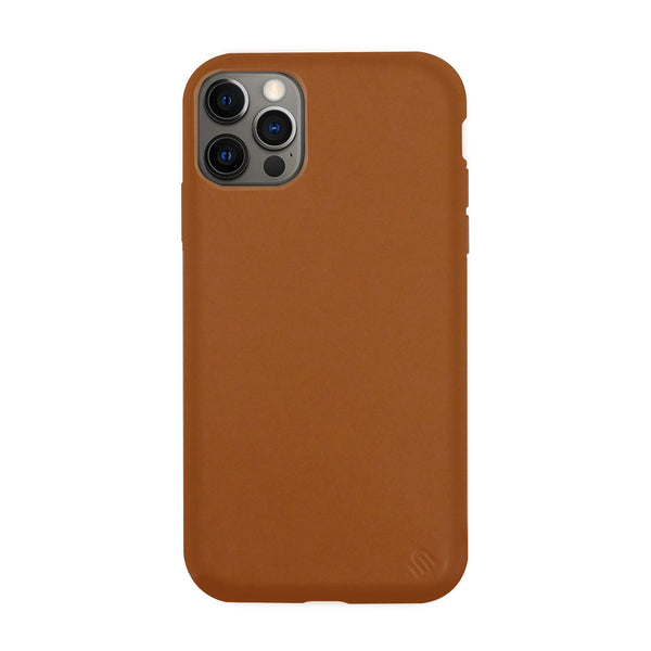 Eco Friendly Leather Brown iPhone 12 Pro Case